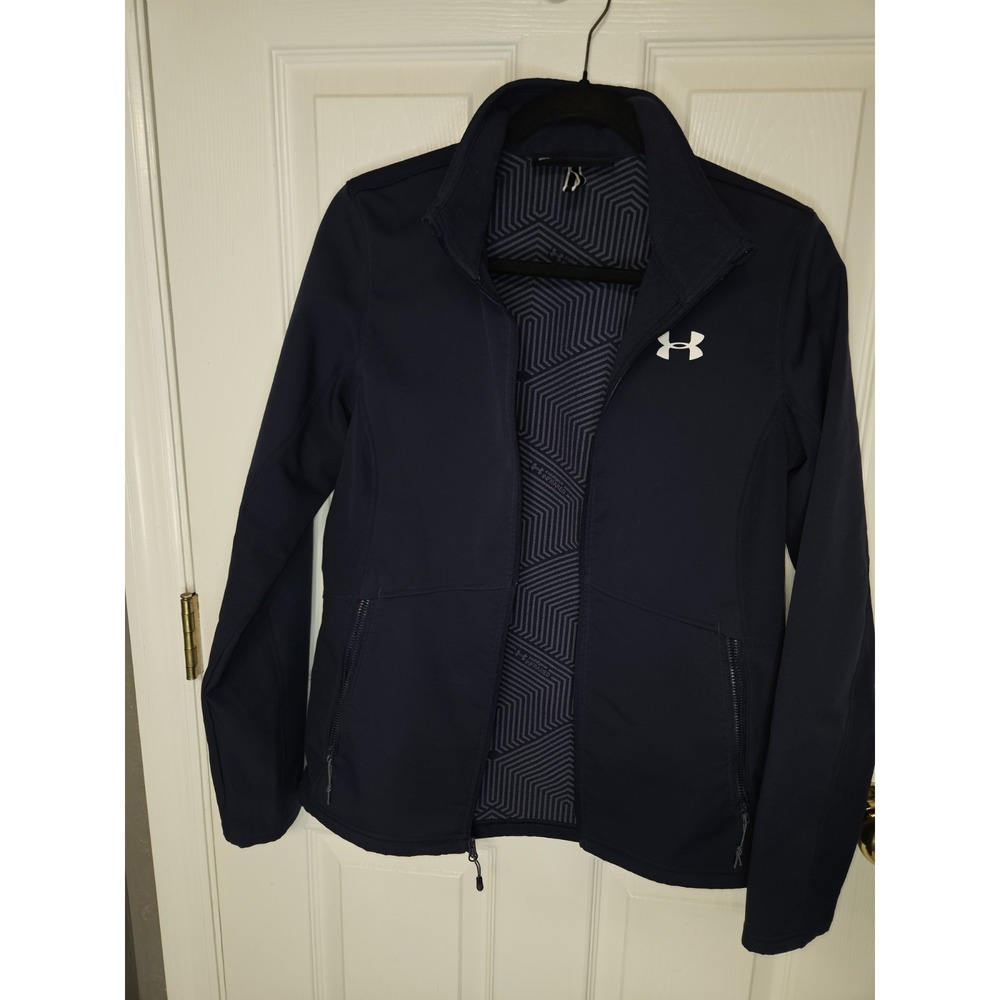 Under Armour Women's Storm ColdGear Infrared Shield Jacket Navy Size Medium